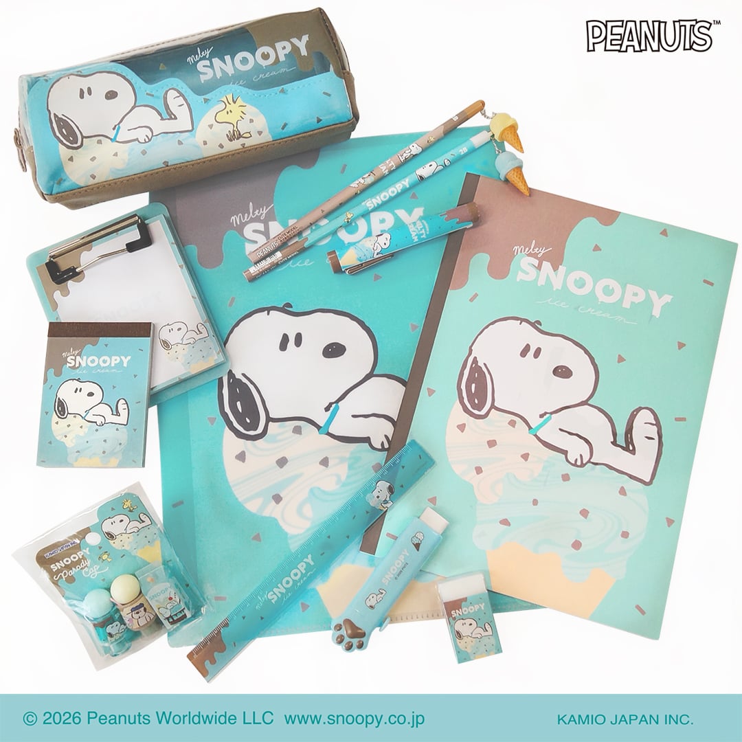 スヌーピーのアイテムコレクションが発売中！